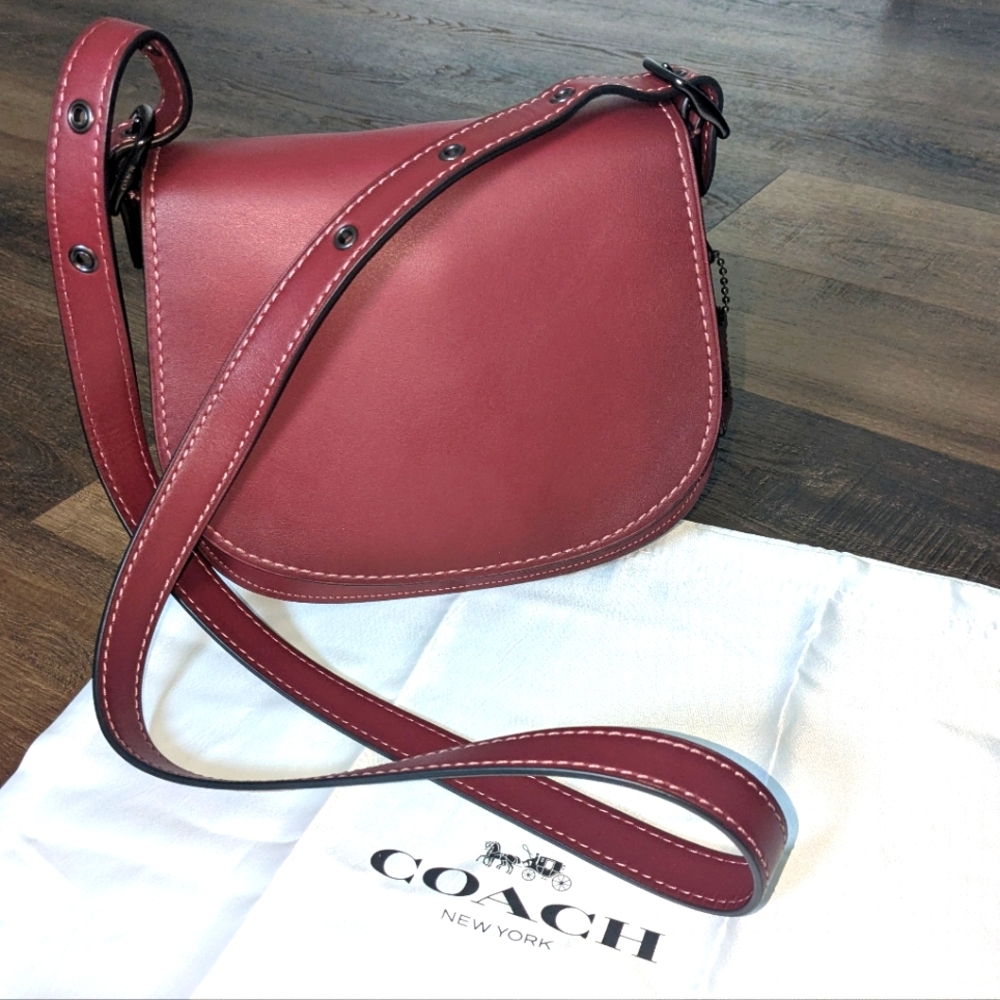 Coach 1941 Saddle Bag 23 in Bordeaux